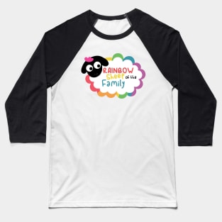 Rainbow Sheep of the Family Baseball T-Shirt